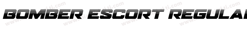 bomber escort regular字体转换